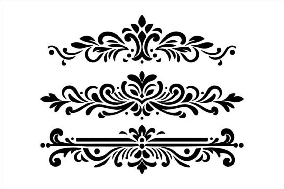 Vintage Floral Frame Border Design