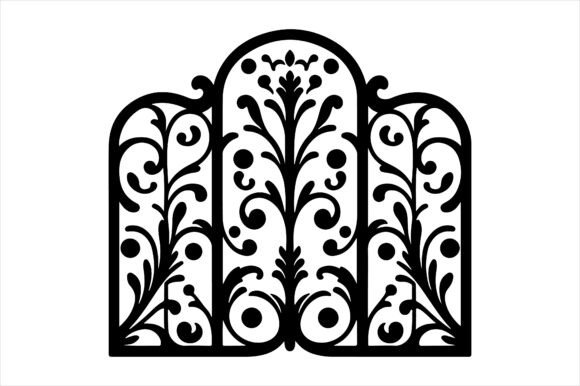 Vintage Floral Frame Border Design
