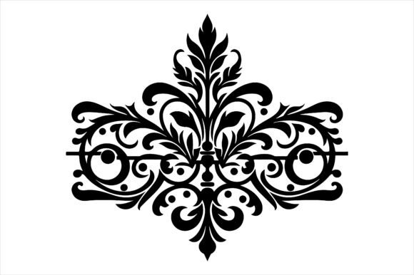 Vintage Floral Frame Border Design