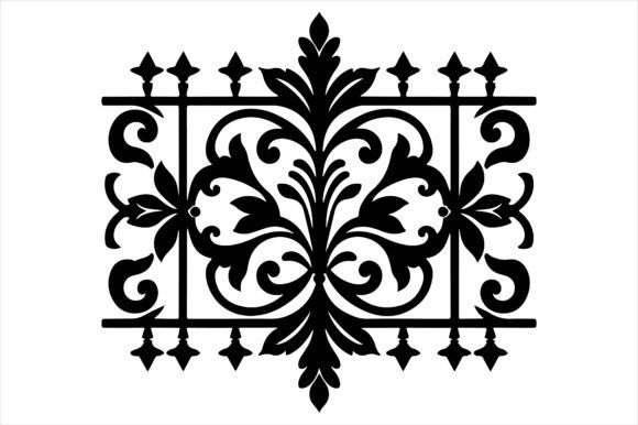 Vintage Floral Frame Border Design