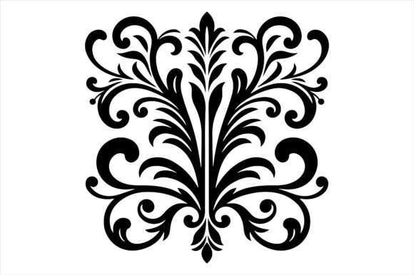 Vintage Floral Frame Border Design