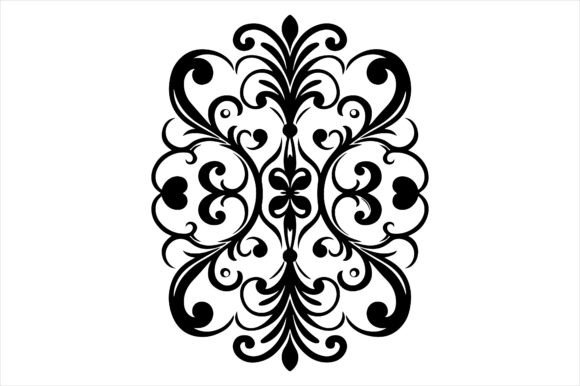 Vintage Floral Frame Border Design