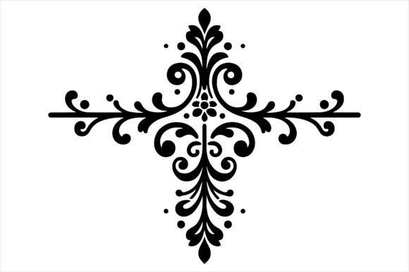 Vintage Floral Frame Border Design