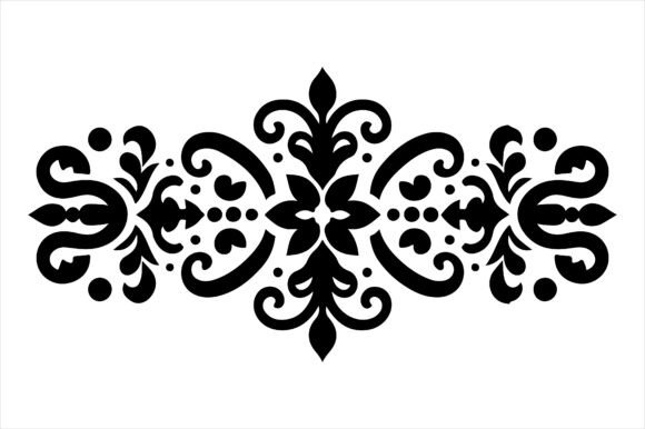 Vintage Floral Frame Border Design