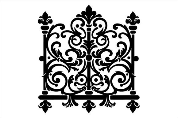 Vintage Floral Frame Border Design