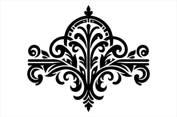 Vintage Floral Frame Border Design