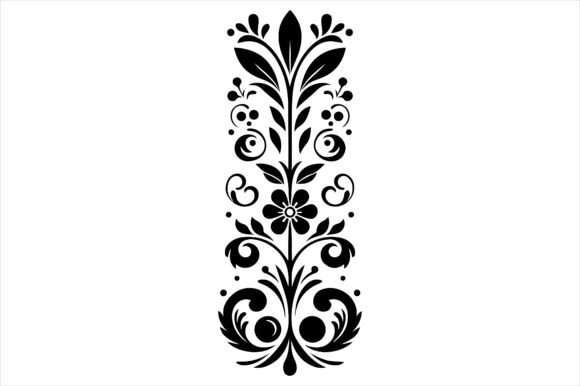 Vintage Floral Frame Border Design