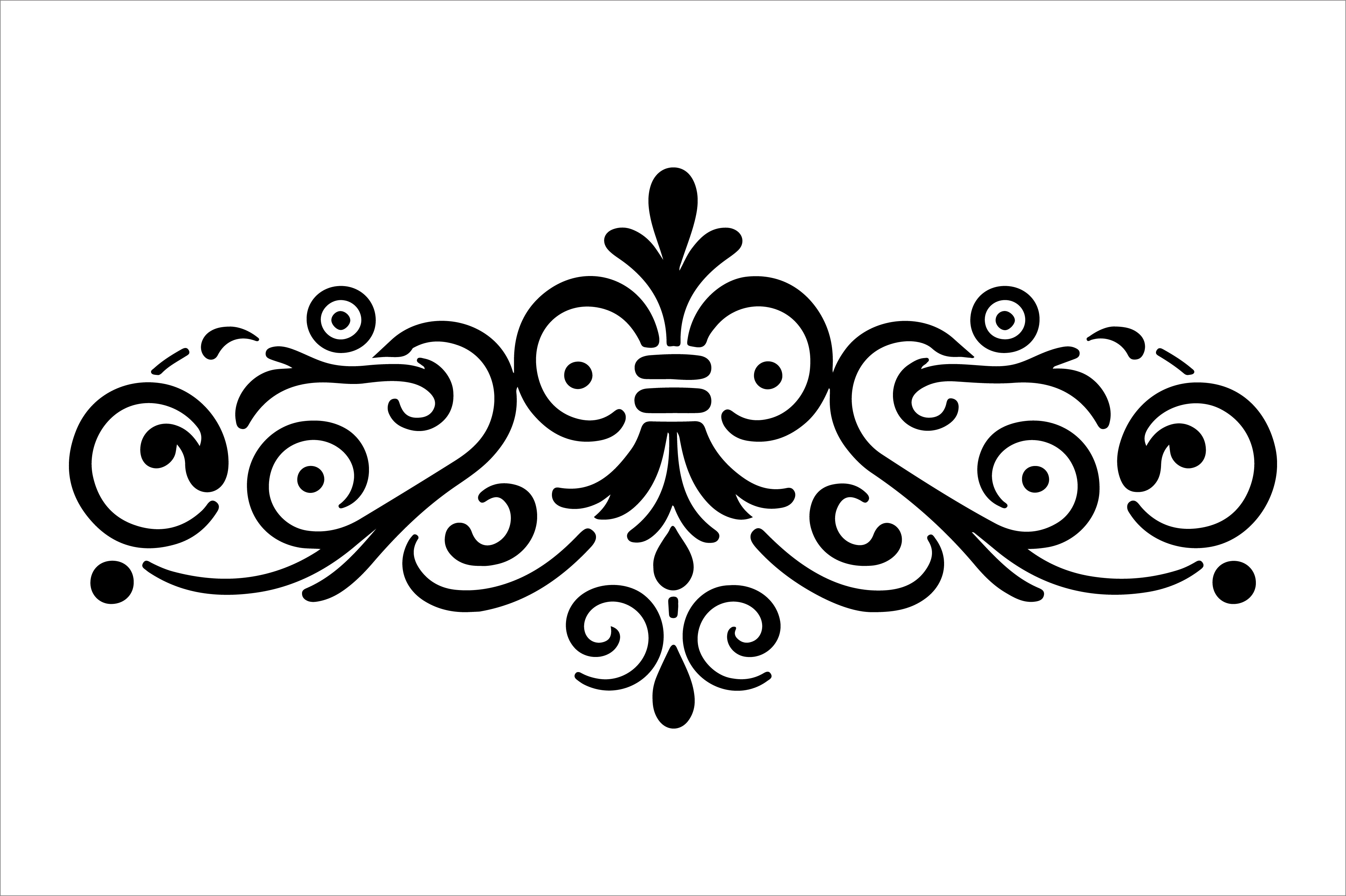 Vintage Floral Frame Border Design