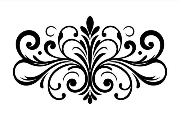 Vintage Floral Frame Border Design