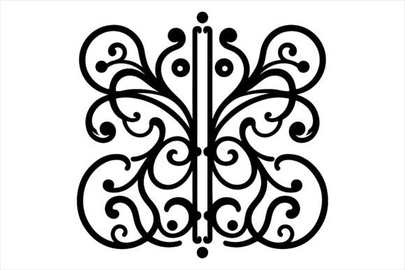 Vintage Floral Frame Border Design