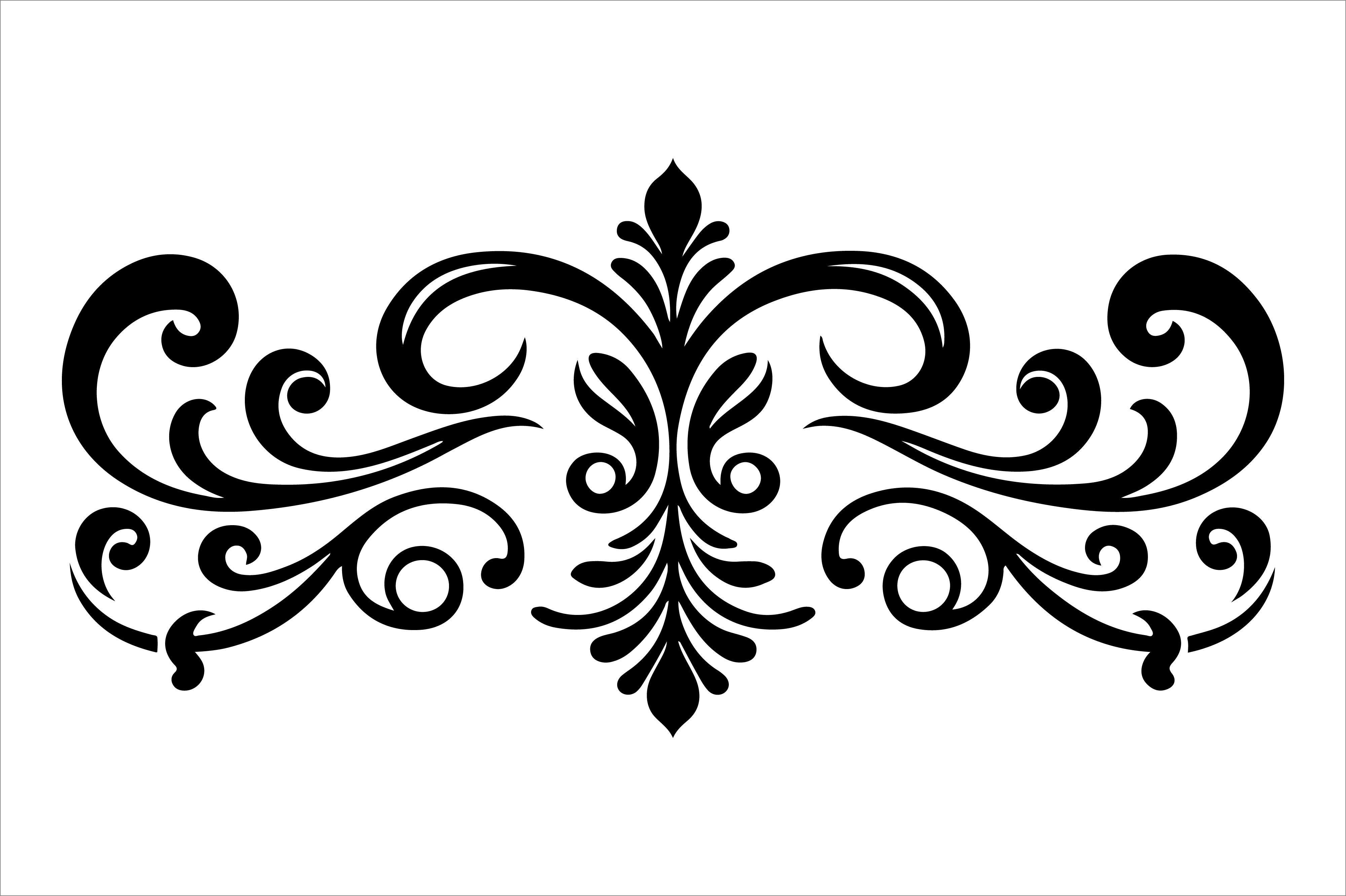 Vintage Floral Frame Border Design
