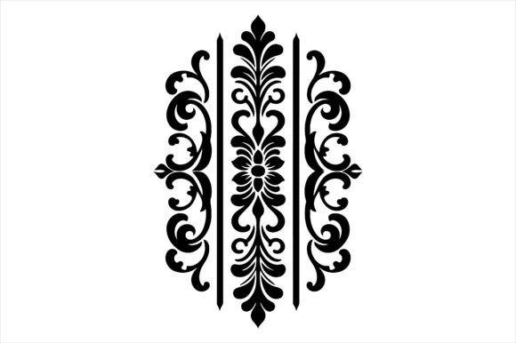 Vintage Floral Frame Border Design