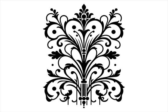 Vintage Floral Frame Border Design