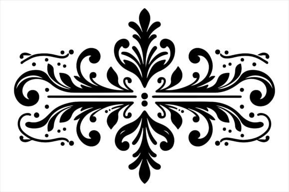 Vintage Floral Frame Border Design