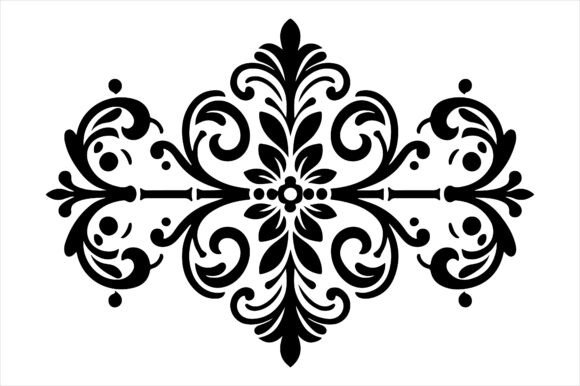 Vintage Floral Frame Border Design
