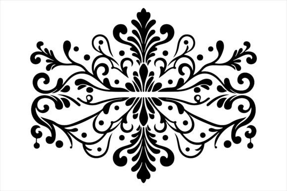 Vintage Floral Frame Border Design