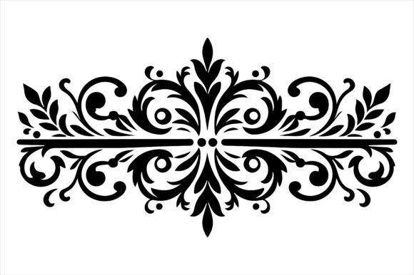 Vintage Floral Frame Border Design