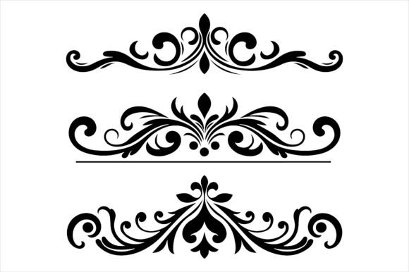 Vintage Floral Frame Border Design