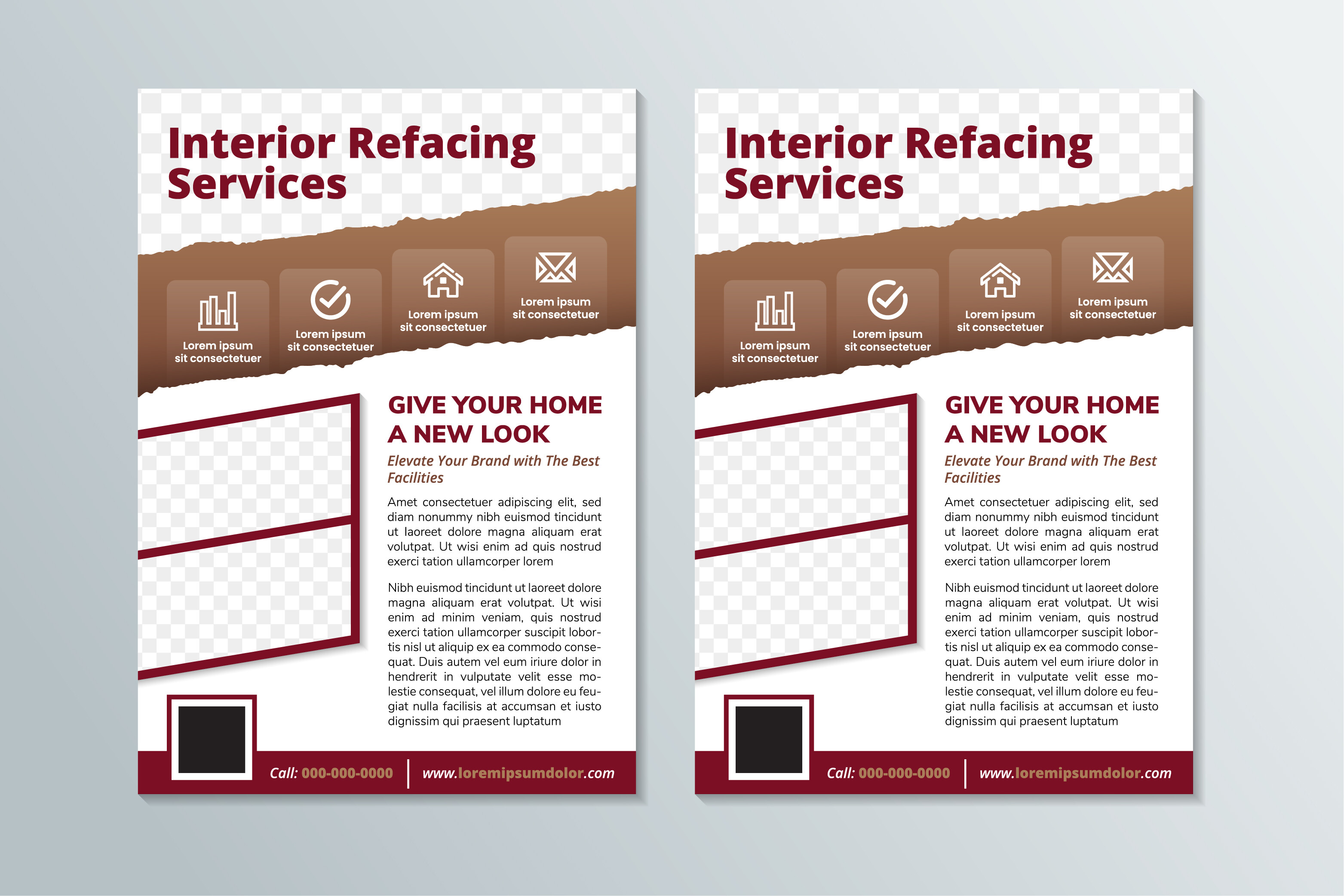 Interior Refacing Vertical Flyer Graphic by noory.shopper · Creative ...
