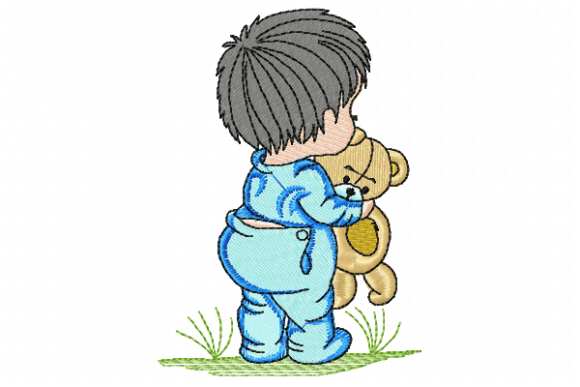 Baby Boy Embroidery Design