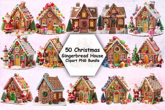 Christmas Gingerbread House Clipart Png Graphics