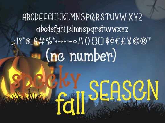 Halloween Font - Preview 1