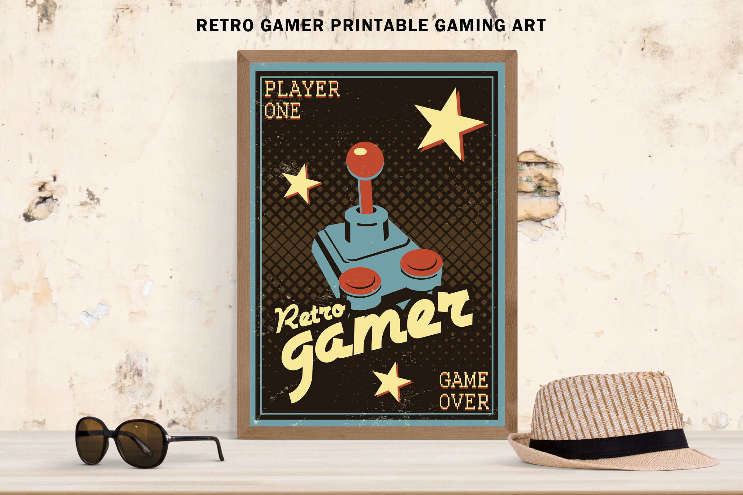 Retro Gamer - Video Gaming Wall Art