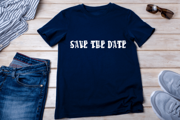Retro Heart Vintage Font PNG with transparent background - Preview 3