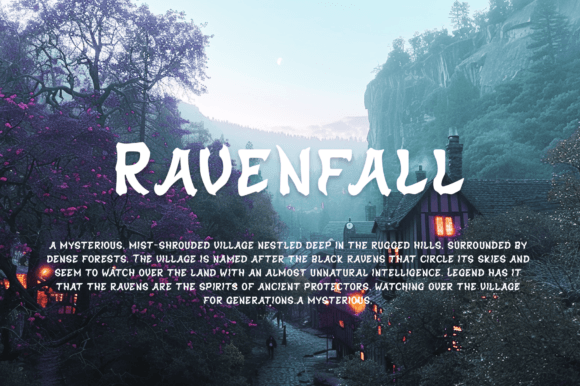 Runewood Font PNG with transparent background - Preview 2