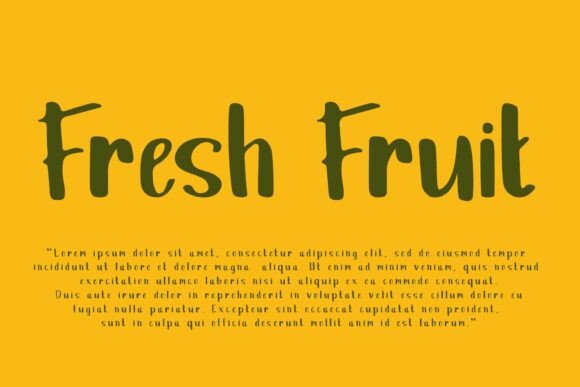 Dadakan Font - Preview 1