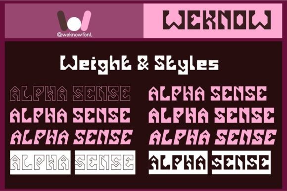 Alpha Sense Font - Preview 5