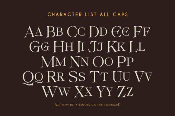 Beltkong Font - Preview 1