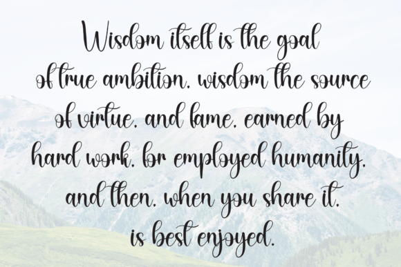 Bookish Font - Preview 5