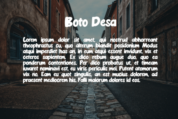 Boto Desa Font - Preview 2