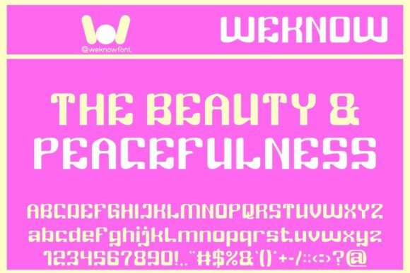 Bottled Water Font - Preview 3