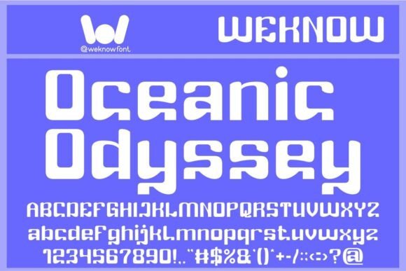 Bottled Water Font - Preview 4