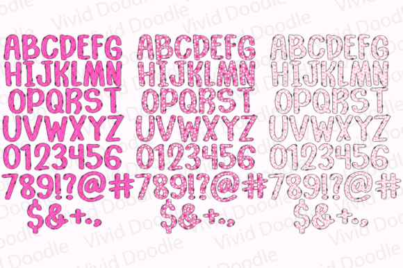 Breast Cancer Doodle Font - Preview 2