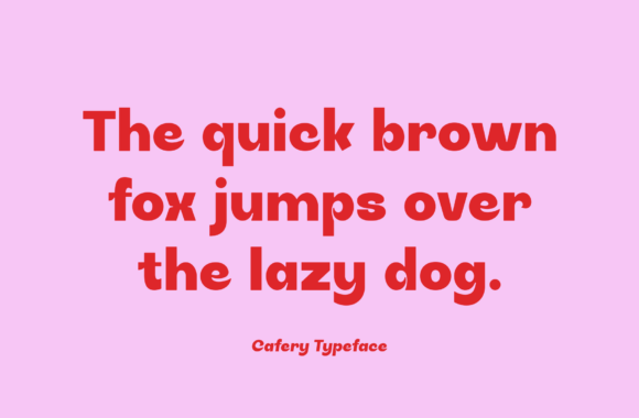 Cafery Font - Preview 3