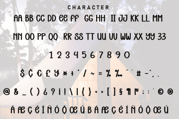 Camping Font - Preview 4