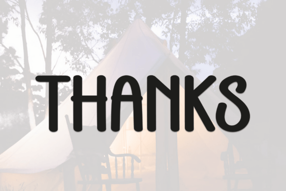 Camping Font - Preview 5