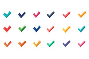 Check Marks Graphic by Creative_View · Creative Fabrica
