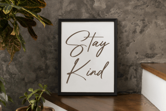 Fatmine Signature Font PNG with transparent background - Preview 3