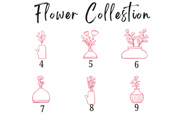 Flower Collestion Font - Preview 3