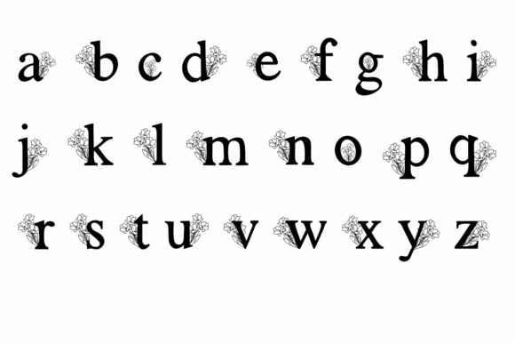 Flowers Font - Preview 3
