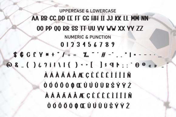 Football Font - Preview 6