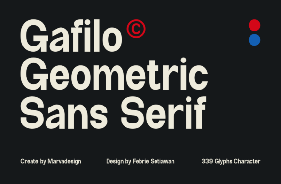 Gafilo Font - Preview 1