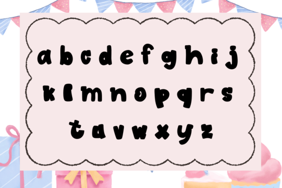 Happy Birthday Font - Preview 2