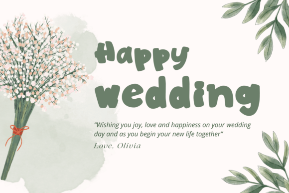 Happy Birthday Font - Preview 4