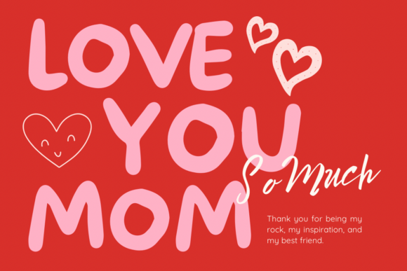 Heart Doodle Font - Preview 5