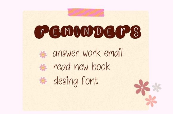 Jumbo Bobbles Font font preview - 4